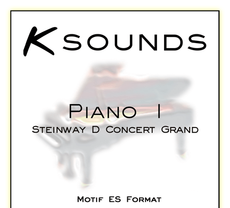 K-Sounds Piano 1 (Steinway D) Yamaha MOTIF ES